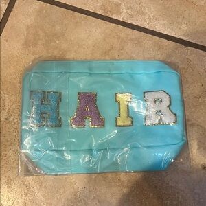 Blue Hair Accessory Bag